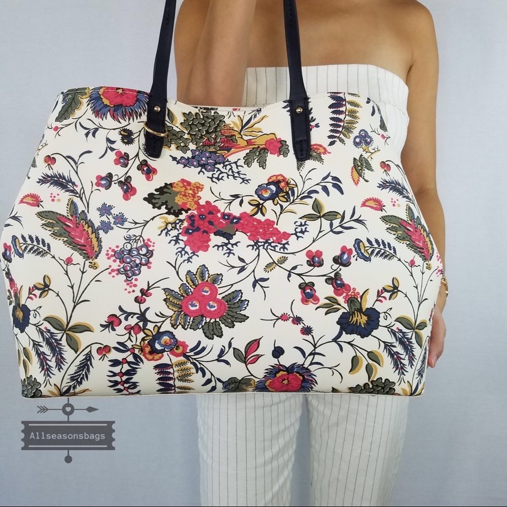 Tory Burch Kerrington Square Tote Gabriella floral - Picture 4 of 8